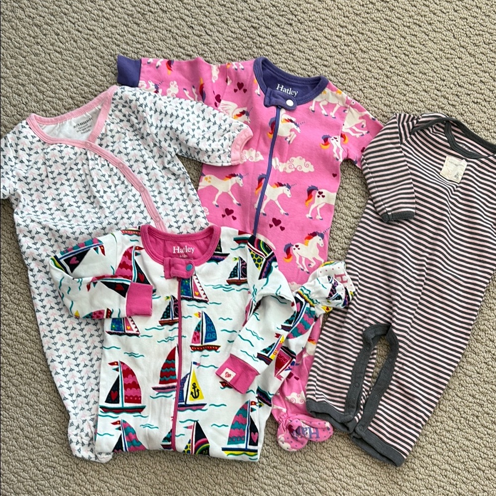 Hatley Pink and Blue Swimwear Set